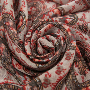 VS254 printed voile hijab scarf