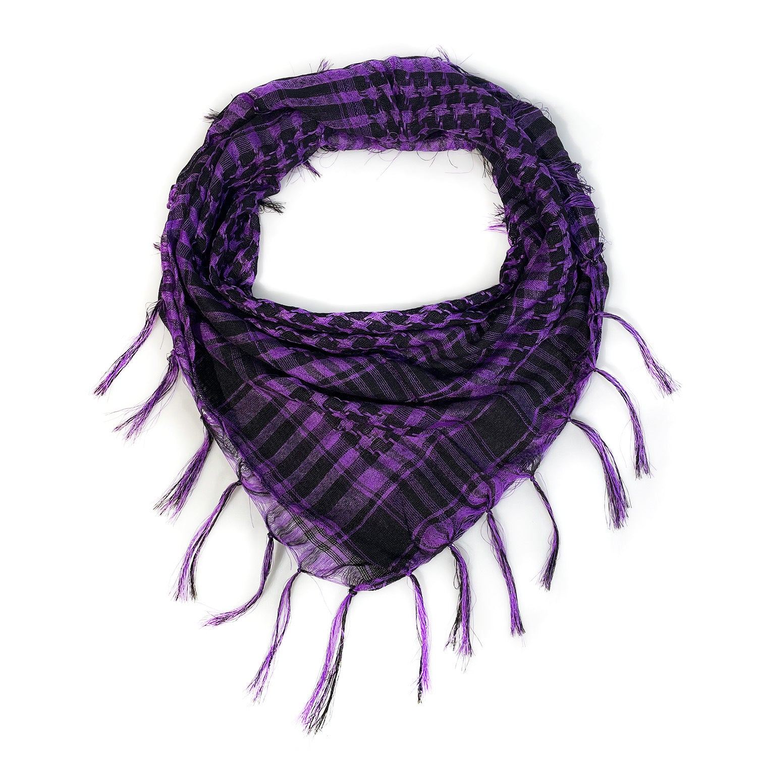 XA001 98*98cm Web Silk Houndstooth Square Scarf