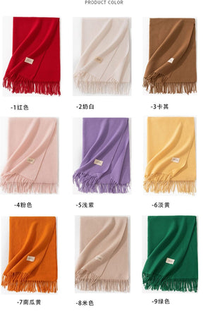 FH24-5889 All-match faux cashmere scarf winter scarf  scarf