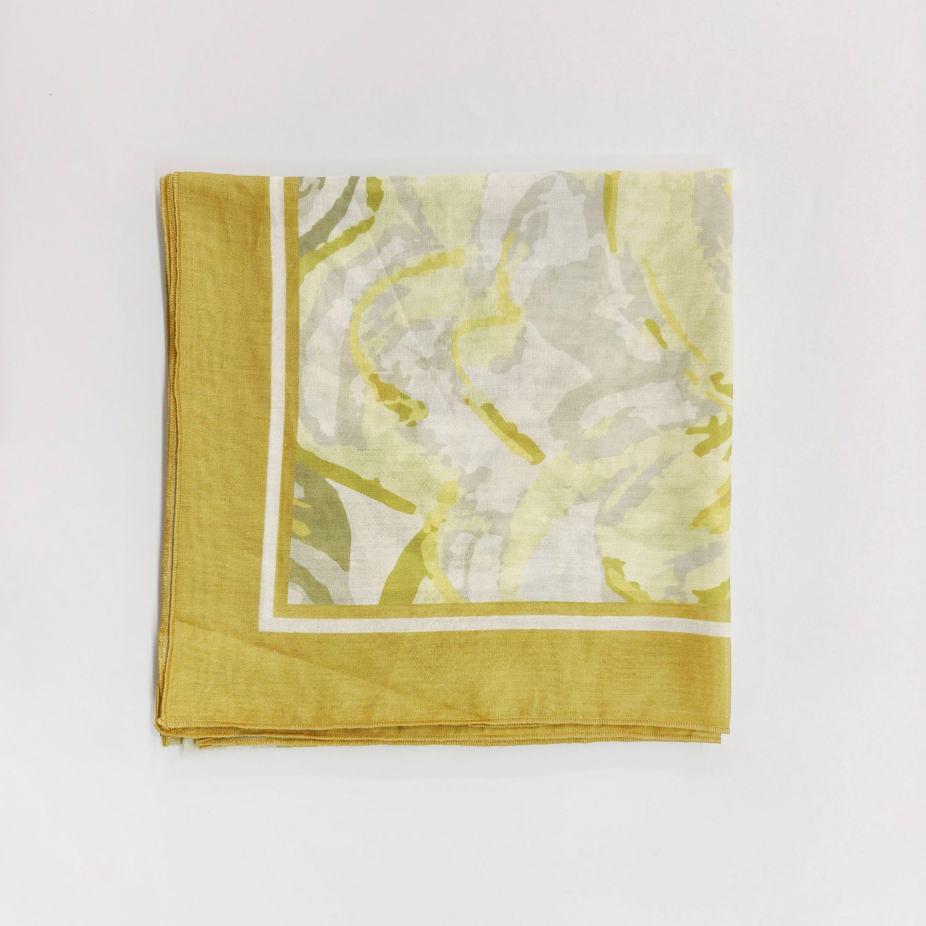 G1045 110*110cm  Quick-Dry Sun-Shading Voile Printed Square Scarf