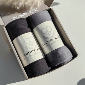 WJA168 Natural Wrinkle Rayon Scarf Solid Color Neck Scarf Cotton Linen Shawl - MinYang Fashion Apparel Accessory Manufacturer