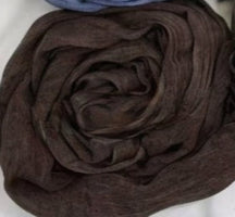SS004 Plain Tassel Crinkle Modal Hijab