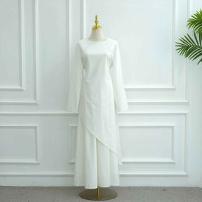 LR1100+LR1101  Elegant Top Paired with Fashion Skirt