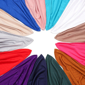 YW137 Mercerized cotton high quality plain modal JERSEY hijab  240G