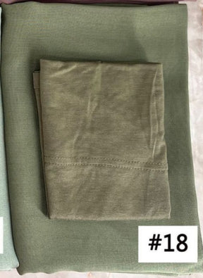 HY006 Gorro de algodón de bambú fino, transpirable, de color sólido