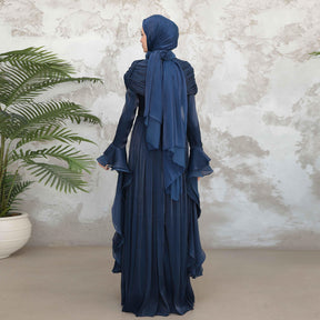 LR1169  Double-layer waist dress – no hijab