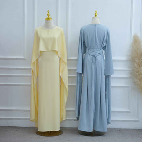 LR1134 Exquisite Pearl-Embellished Abaya – Opulent Craftsmanship, Timeless Elegance