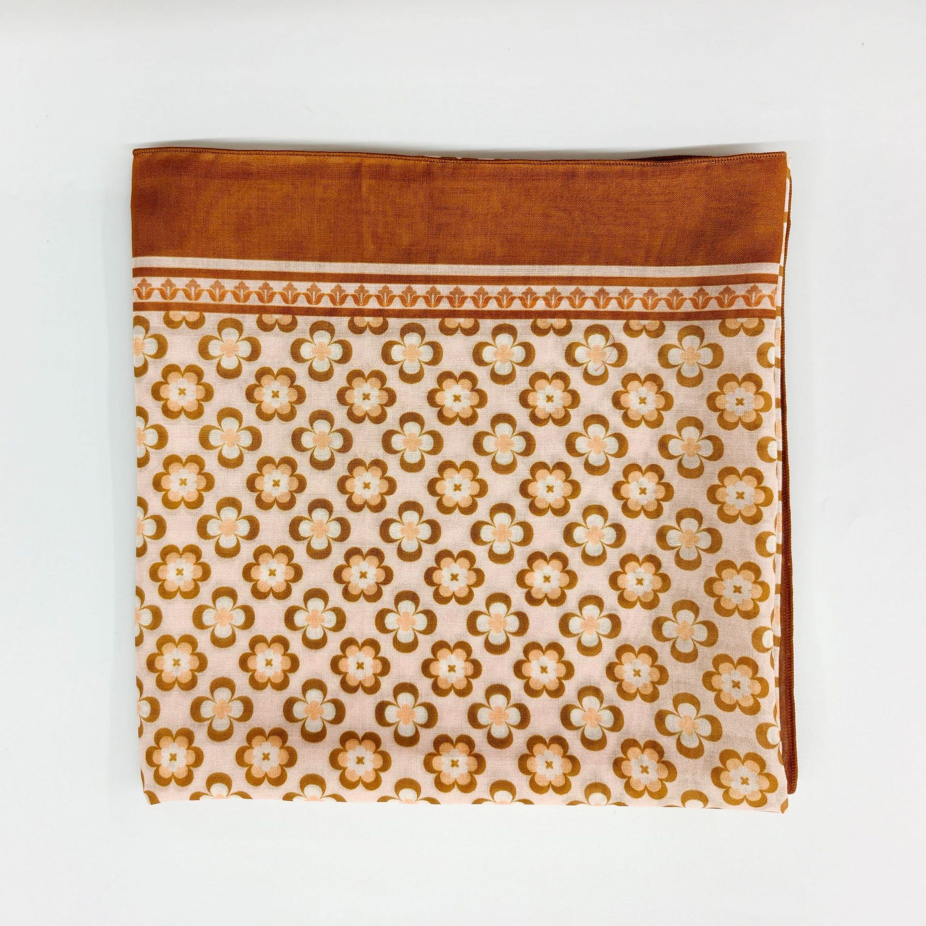 G1045 110*110cm  Quick-Dry Sun-Shading Voile Printed Square Scarf