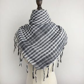 XA003  102*102cm Desert Tactical Tassel Scarf - MOQ:2