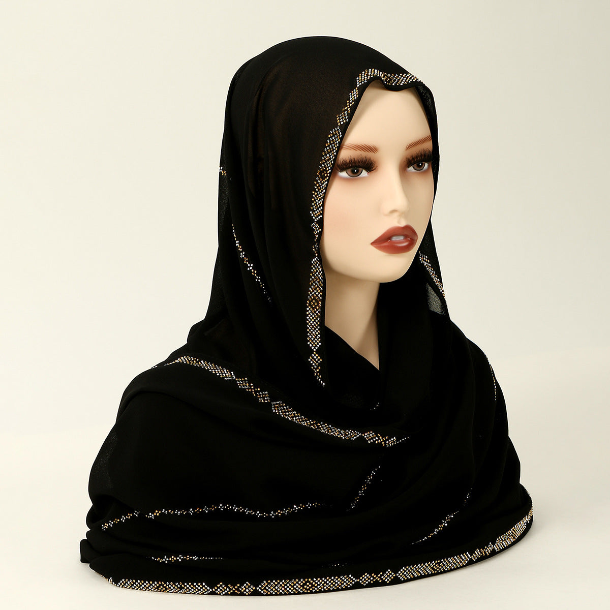 YW385  Hot Diamond Chiffon Lazy Long Scarf