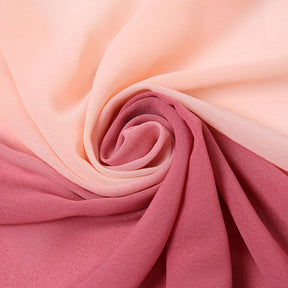 YW130 Stitching color pearl chiffon hijab