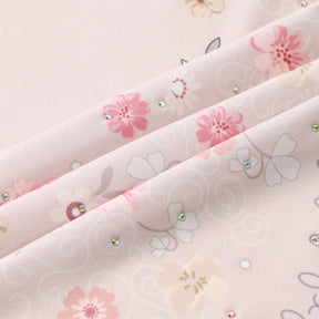 MSL235  Floral Printed Polyester Instant Hijab