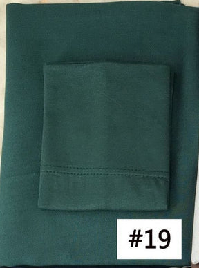 HY006 Gorro de algodón de bambú fino, transpirable, de color sólido
