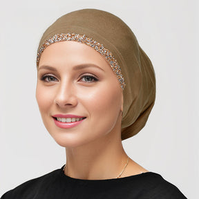 RS018  Solid color hot-drilled mercerized cotton cap