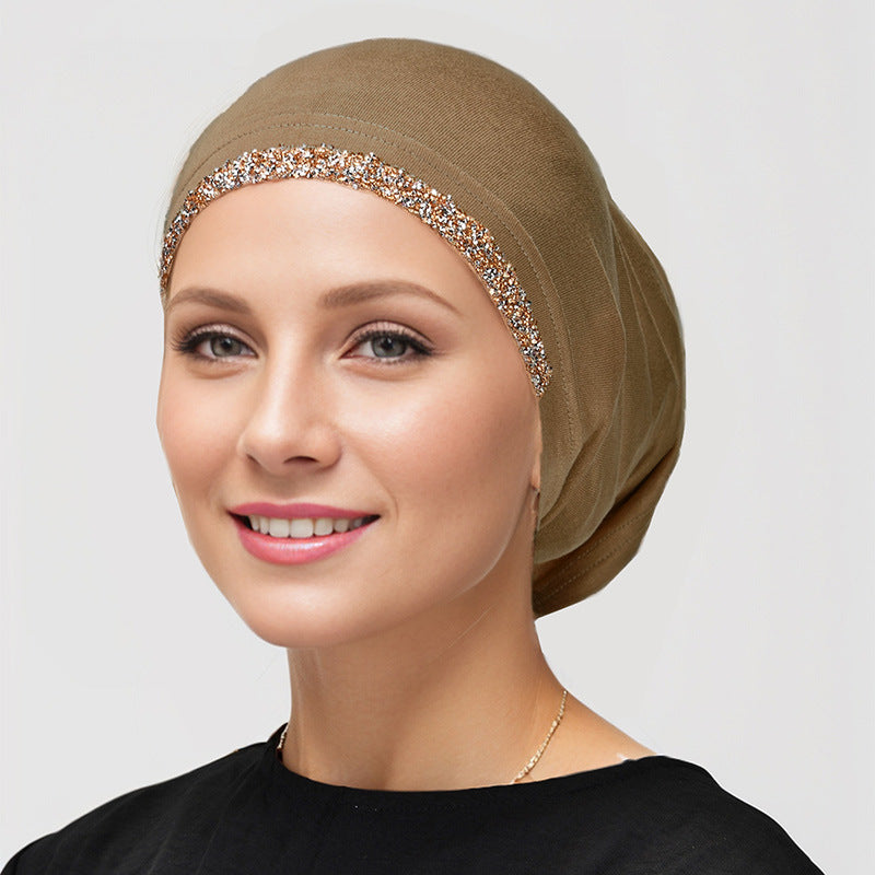 RS018  Solid color hot-drilled mercerized cotton cap