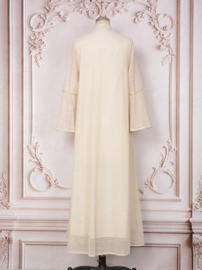 MT557  Stand Collar Sequin Beaded Embroidered Luxury Dress