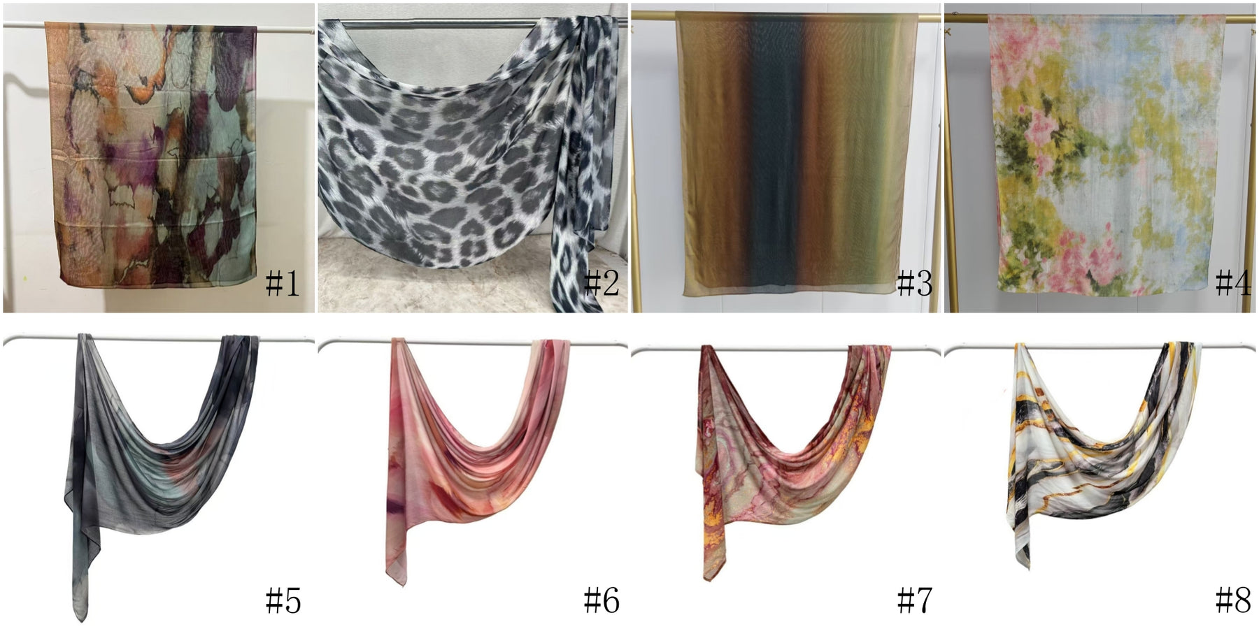 MJ001  Double stitch modal hijab with beautiful prints – softness meets artistry