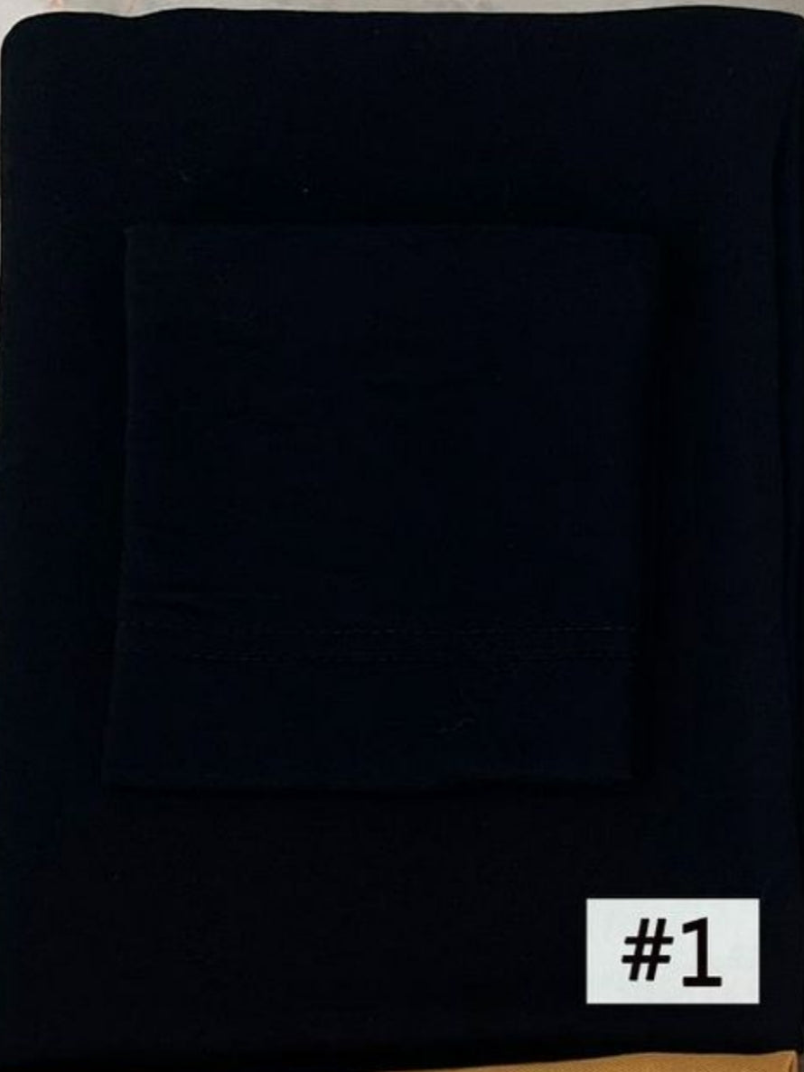 HY006 Gorro de algodón de bambú fino, transpirable, de color sólido
