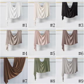 JB43  Plain Soft Breathable Liquid Jersey Hijab