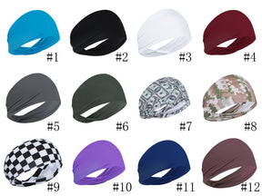 1952  Men's Sports Elastic Moisture-Wicking Headband