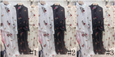 YZJ001  Spring Cotton Linen Embroidered Flower Shirt & Pants Set