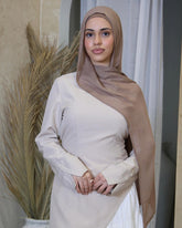HY010 70X180CM 61 colors double needle modal cotton hijab +jersey cap  high quality