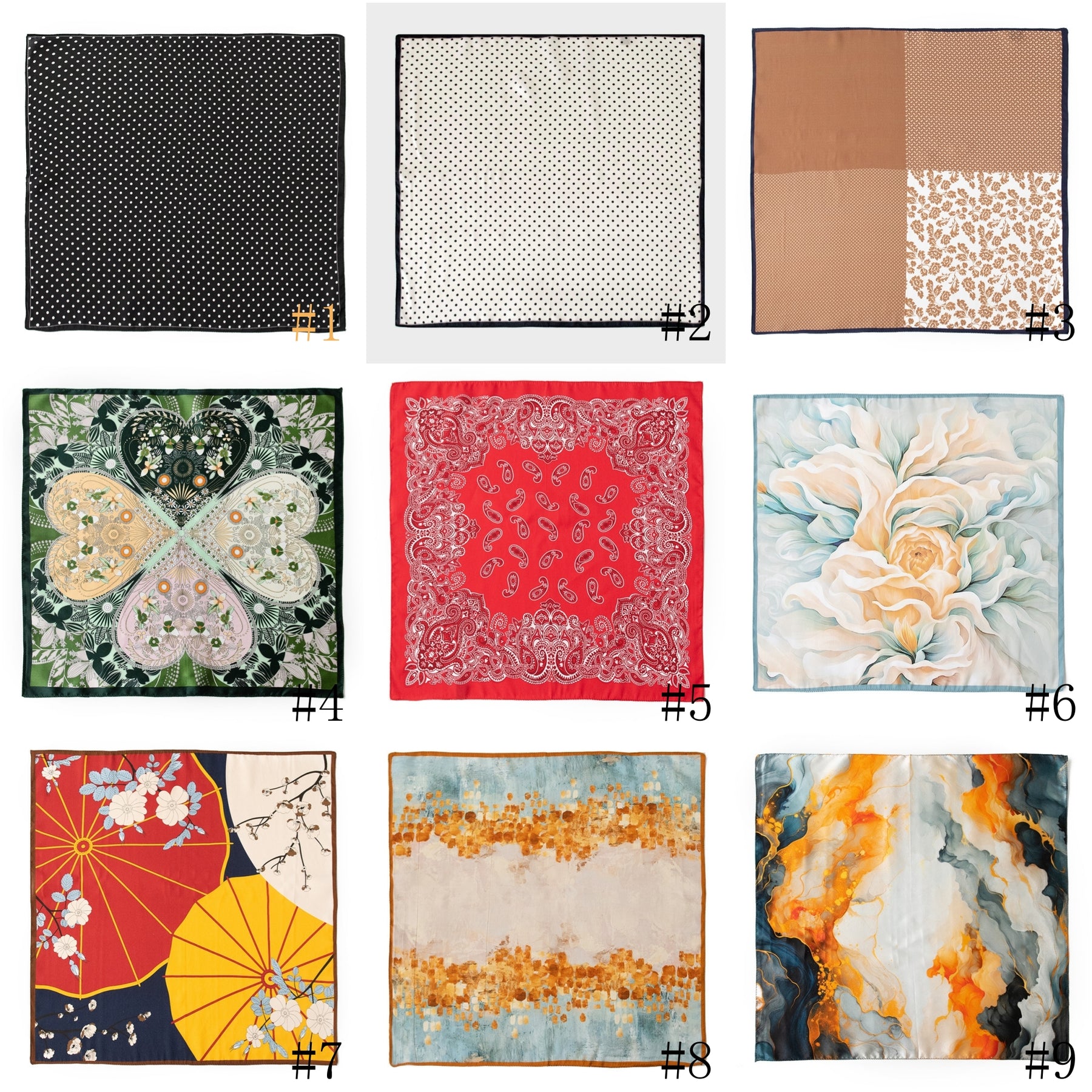 FHZ24-9115 Mulberry silk silk scarf square scarf plain hijab scarf hijab/tudung printed scarf printed hijab