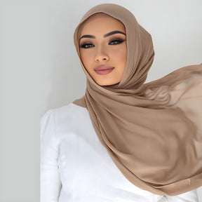 JBKBMDR  Plain 40s Modal Double-Stitch Hijab