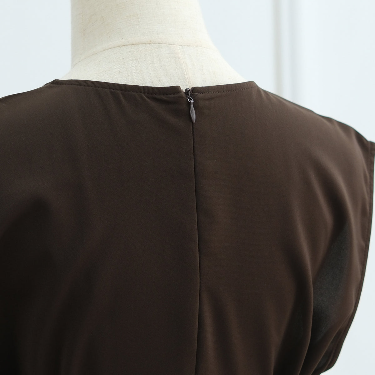 LR962+LR1003 Plain Bow Abaya Dress Set