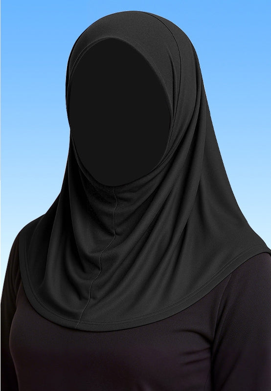 GT002 Solid color high elastic hijab cap