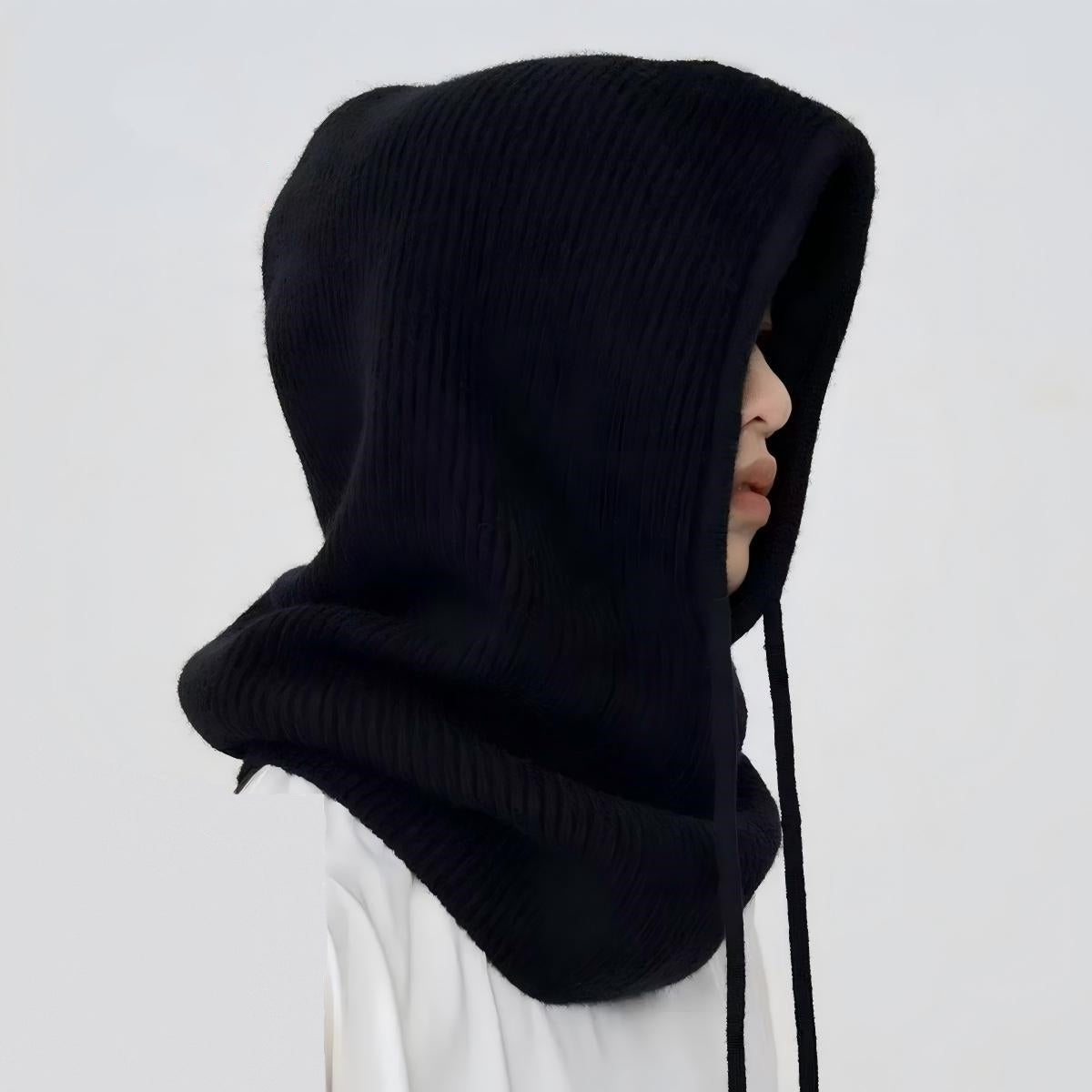 CGS-M380  Plain Jersey Knit Acrylic Hijab Cap