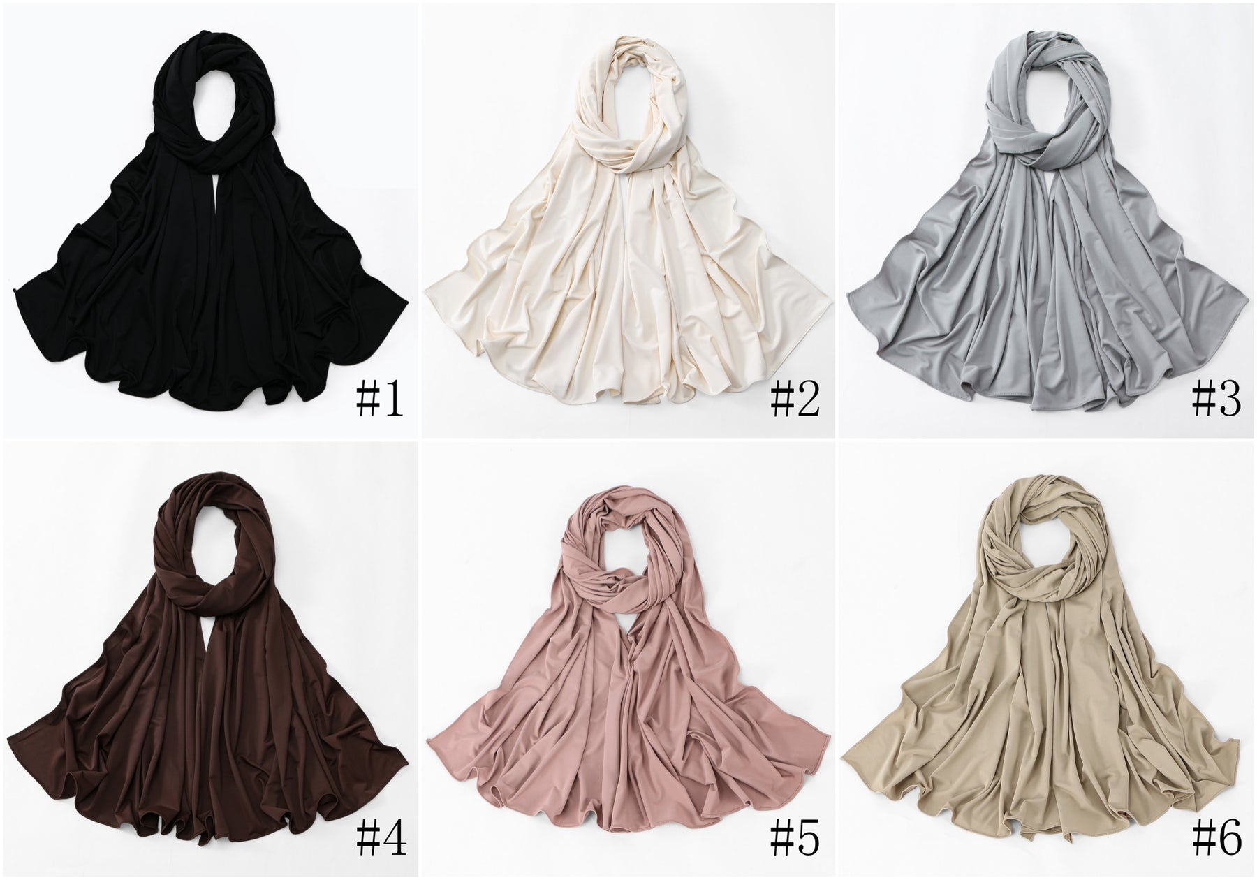 YW519  Summer Autumn Plain Mercerized Cotton Sun Protection Hijab