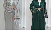 LR827   Party exquisite embroidered floral sleeve cardigan