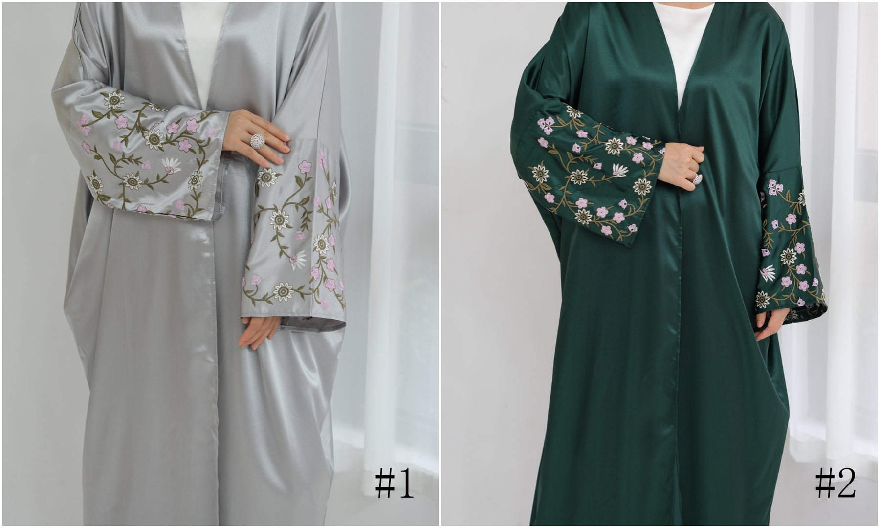 LR827   Party exquisite embroidered floral sleeve cardigan