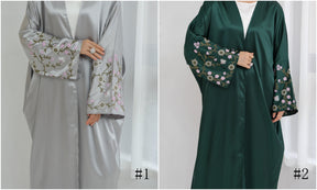 LR827   Party exquisite embroidered floral sleeve cardigan