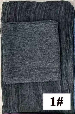 HY014  Textured Rayon Hijab with Cap