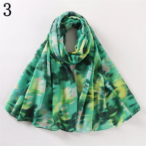 MYP010 Fashionable starry sky quicksand printed scarf