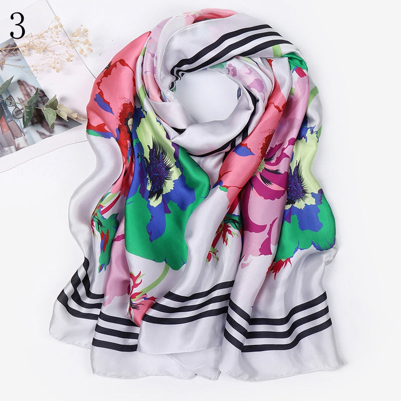 MYP041 Beach floral fashion printed scarf