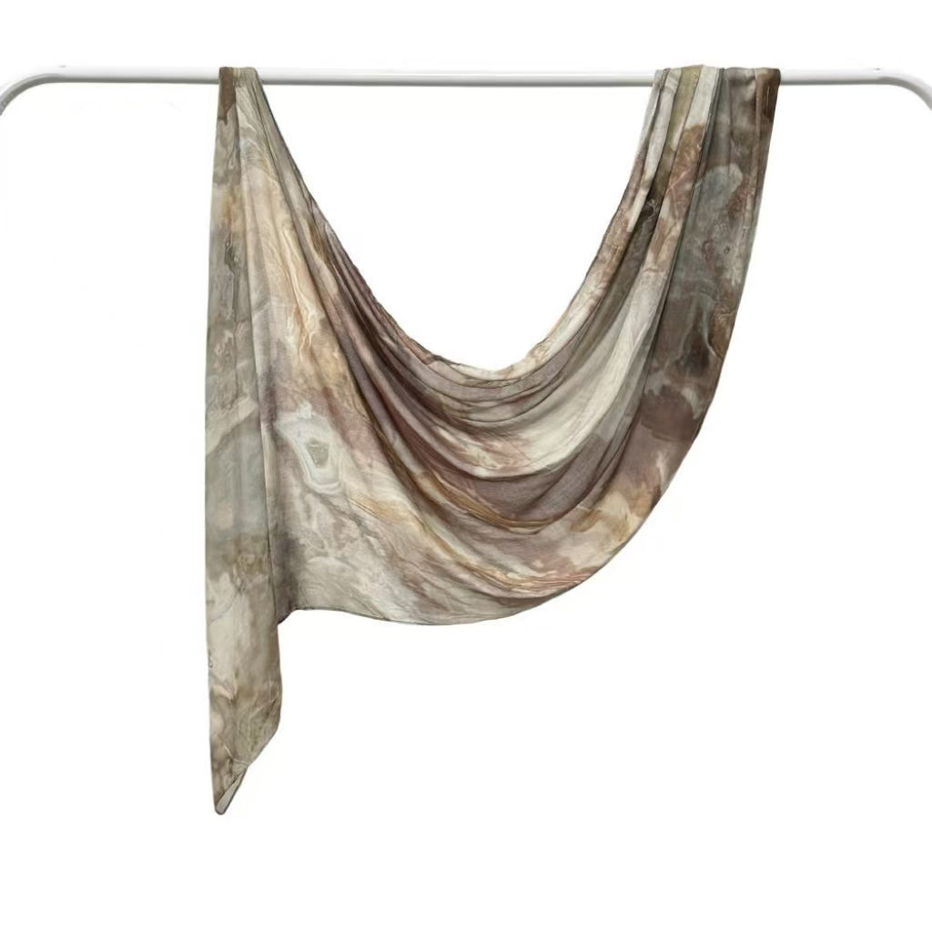 MJ001  Double stitch modal hijab with beautiful prints – softness meets artistry
