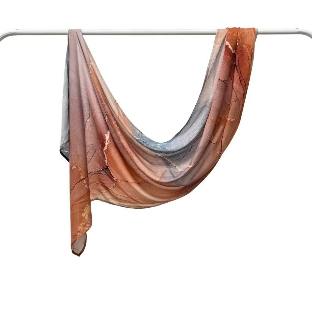 MJ001  Double stitch modal hijab with beautiful prints – softness meets artistry