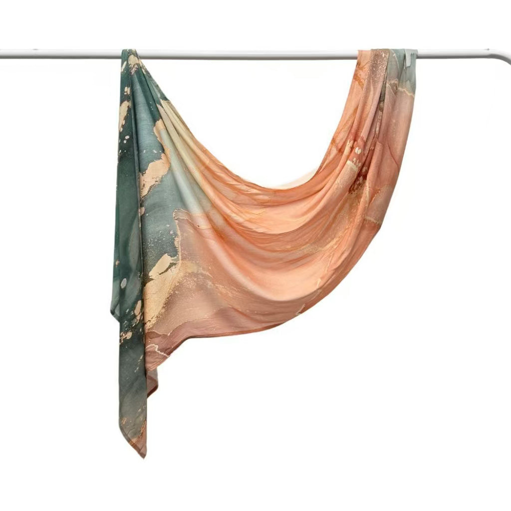MJ001  Double stitch modal hijab with beautiful prints – softness meets artistry