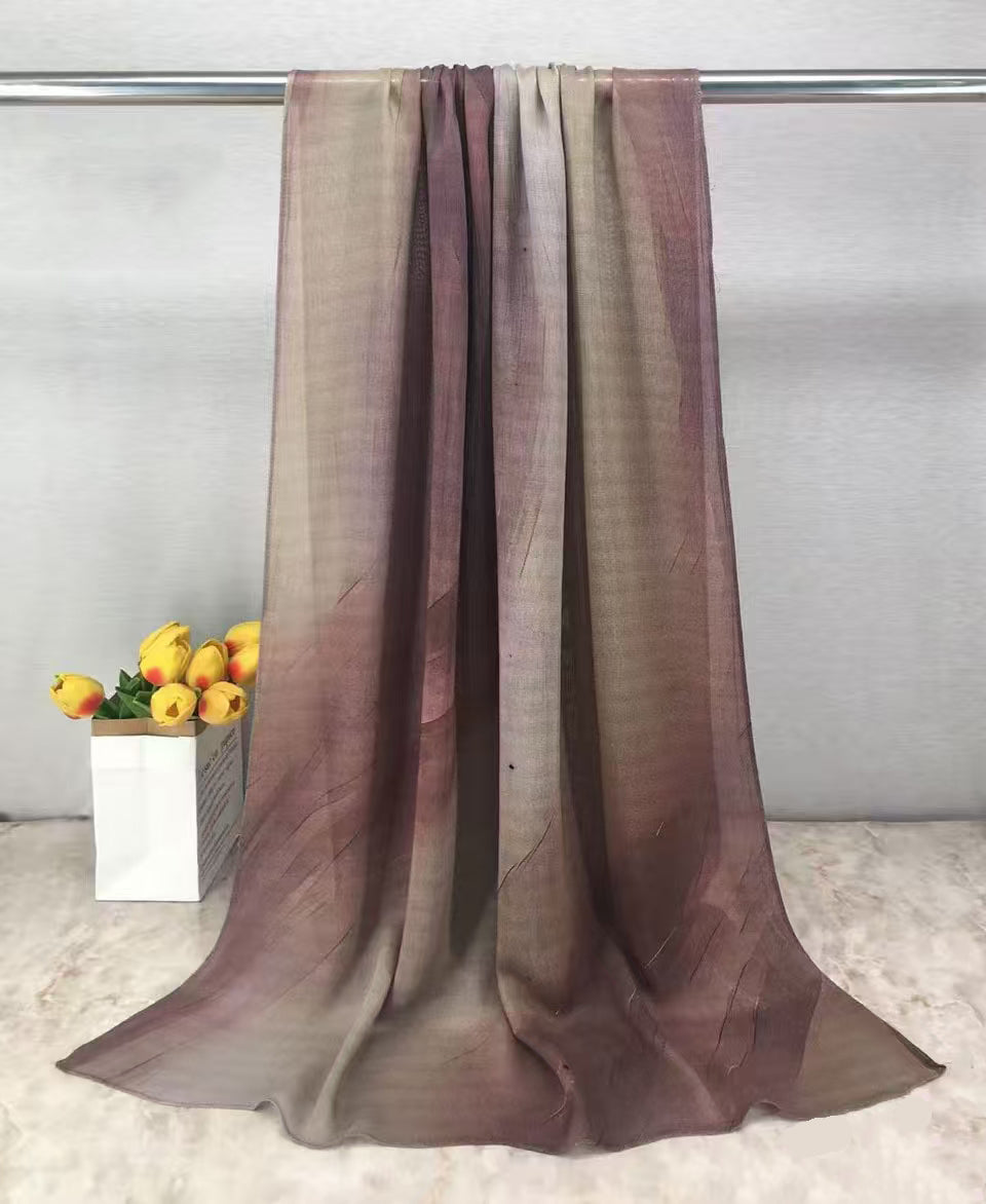 MJ001  Double stitch modal hijab with beautiful prints – softness meets artistry