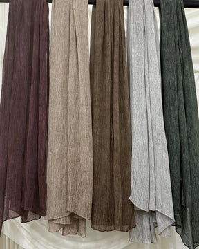 MYZ002 Textured rayon hijab