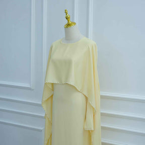 LR1134 Exquisite Pearl-Embellished Abaya – Opulent Craftsmanship, Timeless Elegance