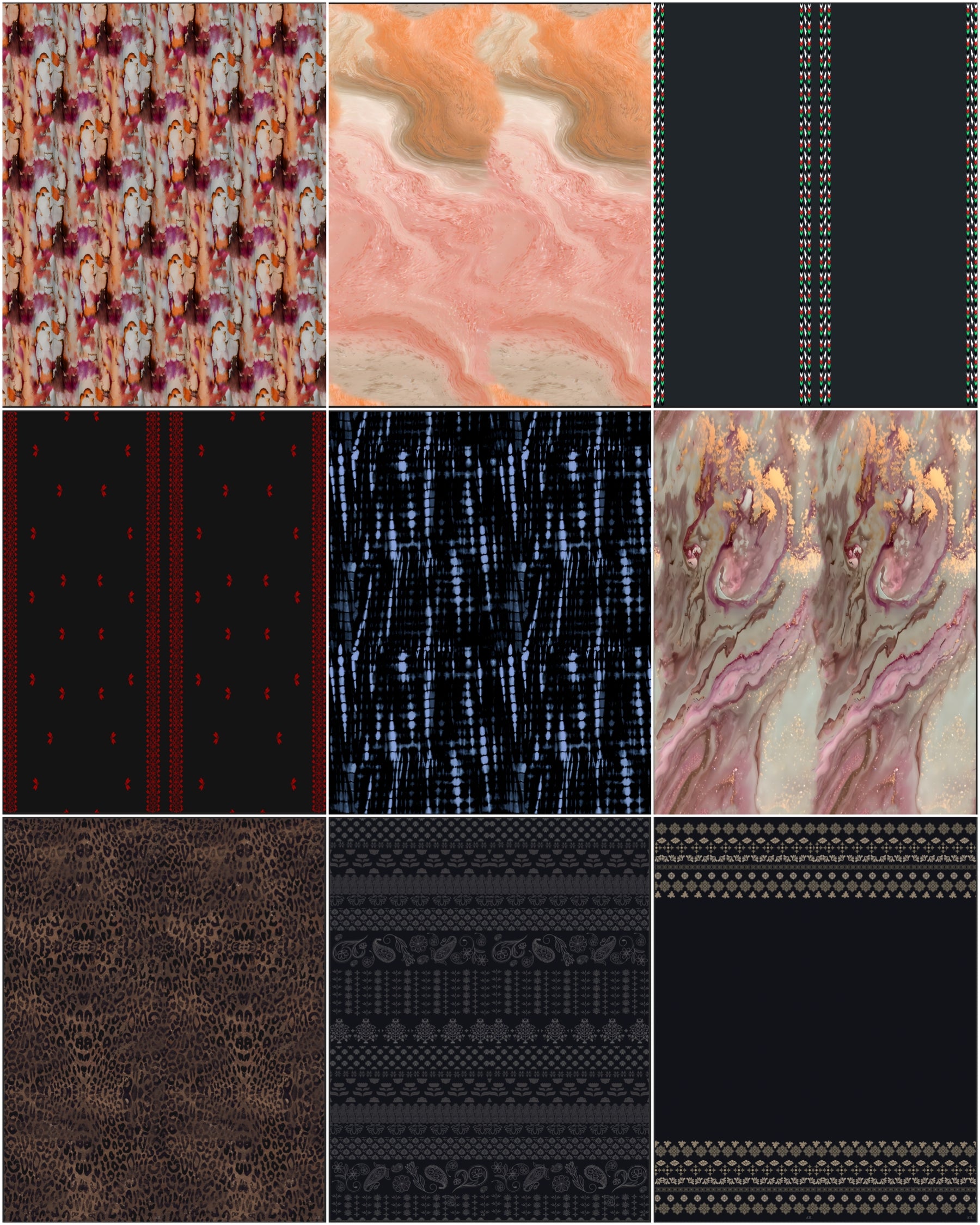 MYI001 Printed Modal Design Catalog - Elegant Styles and Versatile Options - Custom hijab