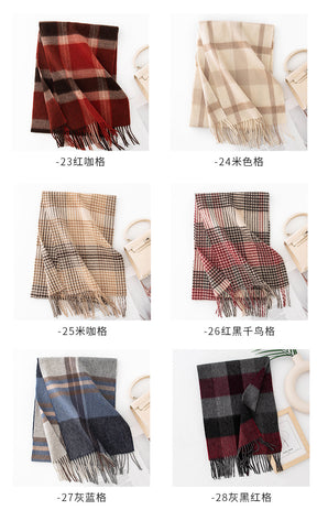 FHY24-7011 Wool, versatile tassels, fashionable and warm scarf  hijab  winter scarf  printed scarf