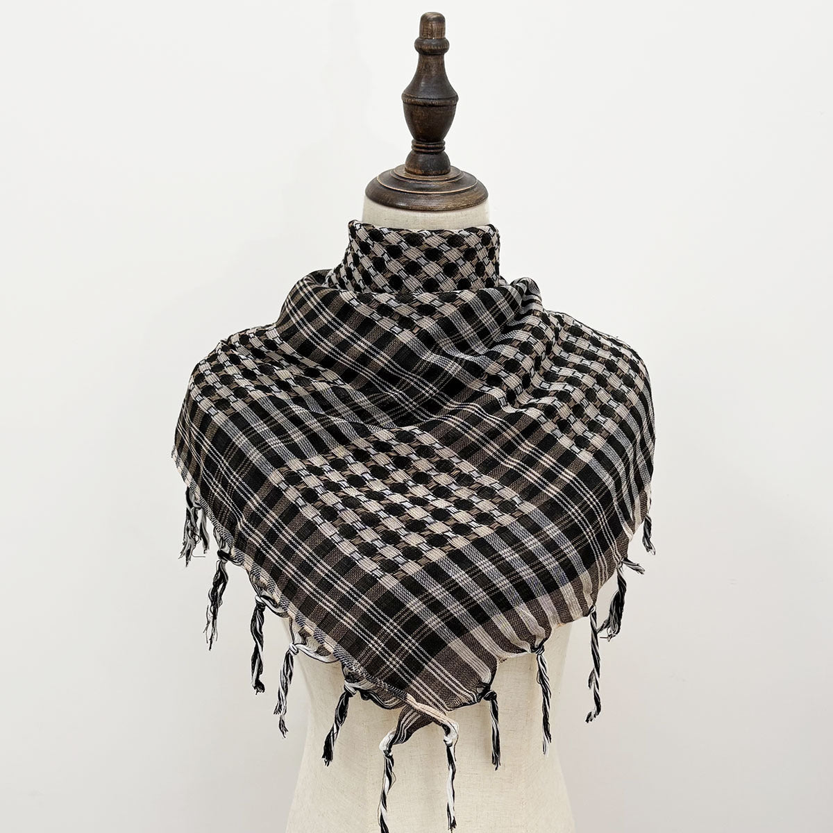 XA003  102*102cm Desert Tactical Tassel Scarf - MOQ:2