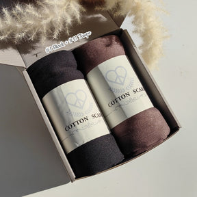 WJA168 Natural Wrinkle Rayon Scarf Solid Color Neck Scarf Cotton Linen Shawl - MinYang Fashion Apparel Accessory Manufacturer