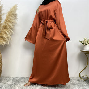 6479 plain muslim abaya dress