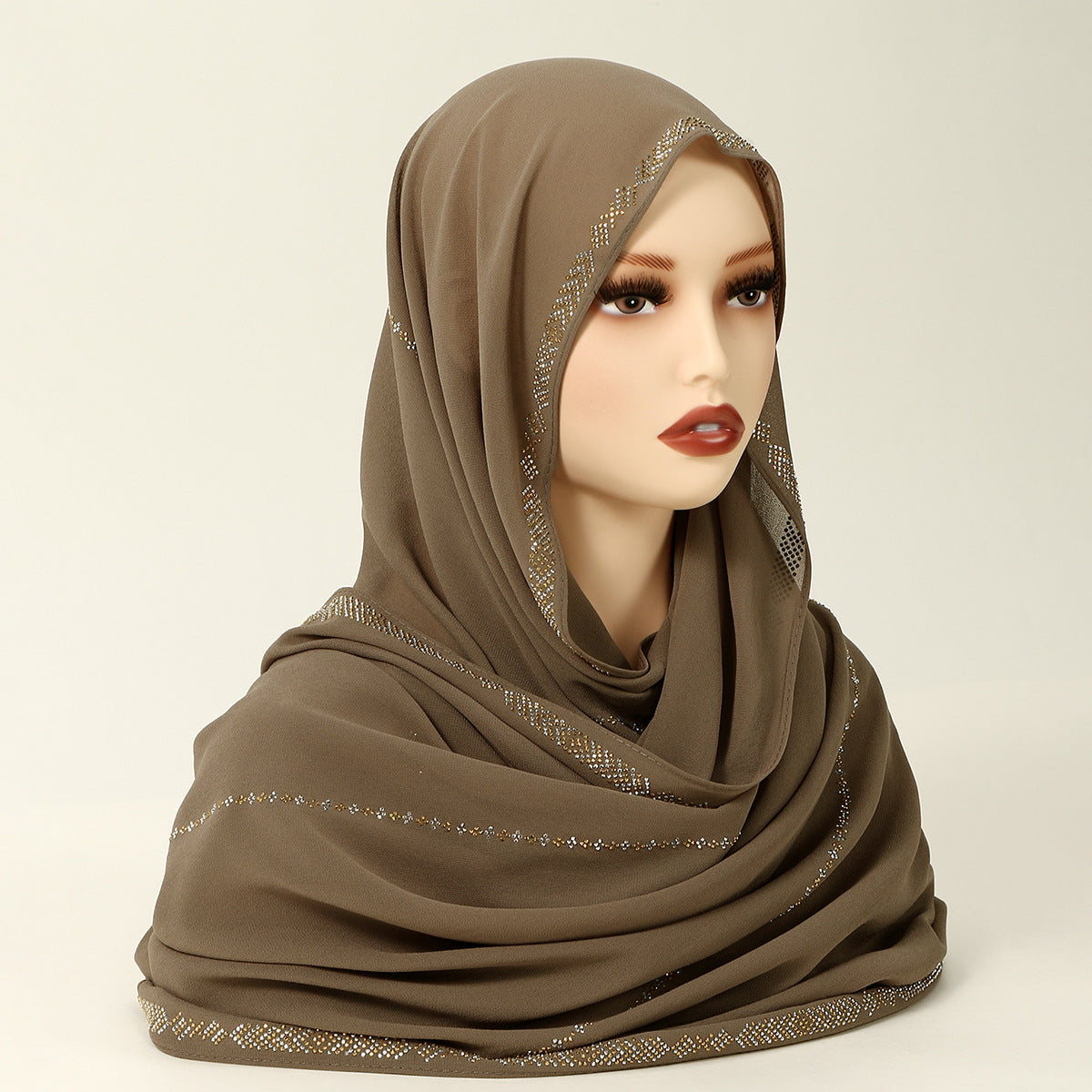 YW385  Hot Diamond Chiffon Lazy Long Scarf